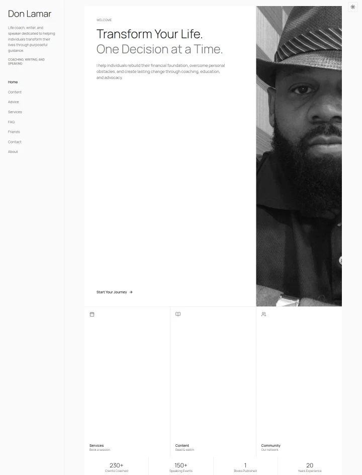 Screenshot of Don Lamar